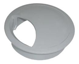 Acabamento Passa Fio Mesa Computador Cinza 46mm Kit 200 Pçs Acabamento Passa Fio Mesa Computador Cinza 46mm Kit 200 Pçs