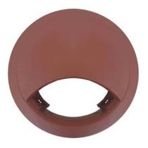 Acabamento Passa Fio Mesa Computador Marrom 59mm Kit 04 Pçs