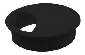 Acabamento Passa Fio Mesa Computador Preto 59mm Kit 04 Pçs