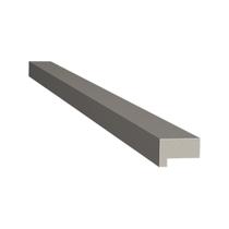 Acabamento Poliest Cinza Titanium p/Painel Ripado/Waves - Santa Luzia Acabamento Poliest Cinza Titanium p/Painel Ripado/Waves - Santa Luzia