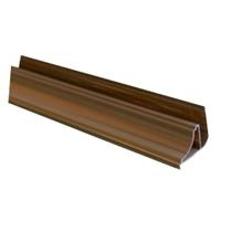 Acabamento PVC Meia Cana 6,00M imbuia - 1724 - BARIRI PVC