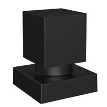 Acabamento Quadrado 100% Metal Preto Fosco Para Registro