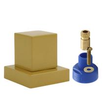 Acabamento Quadrado ¾ Gold Matte Com Conversor Docol Acabamento Quadrado ¾ Gold Matte Com Conversor Docol