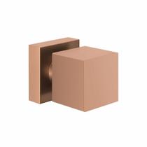 Acabamento Quadrado De Metal Verniz Rose Gold Para Registro Acabamento Quadrado De Metal Verniz Rose Gold Para Registro