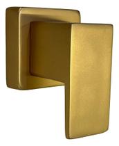 Acabamento Quadrado Gold Dourado Registros Estria Deca Metal - Cona