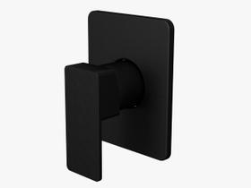 Acabamento Quadrado P/ Base Monocomando Chuveiro Deca Preto