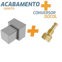 Acabamento Quadrado P/ Reg Gaveta 1.1/2 1.1/4 Ou 50 Docol Acabamento Quadrado P/ Reg Gaveta 1.1/2 1.1/4 Ou 50 Docol