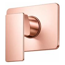 Acabamento Quadrado Para Monocomando Chuveiro Docol Rose Gold