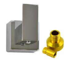 Acabamento Quadrado para Registro Chuveiro Padrão Deca ¾ com Conversor Adaptador Docol