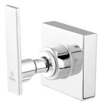 Acabamento Quadrado para Registro Deca 16 Estrias Prateado Brilhante