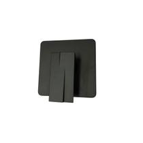 Acabamento quadrado preto fosco monocomando encaixe deca Acabamento quadrado preto fosco monocomando encaixe deca