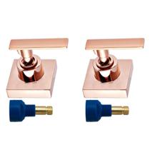 Acabamento Registro Alavanca Rose Gold 3/4 Padrão Fabrimar Acabamento Registro Alavanca Rose Gold 3/4 Padrão Fabrimar