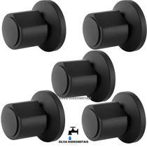 Acabamento Registro Banheiro C-40 ABS Preto Padrao Deca