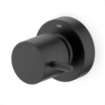Acabamento registro celite basic 3/4 preto matte p/base deca b5061c7r0b