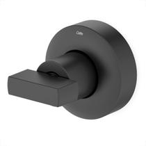 Acabamento registro celite flow 3/4 preto matte p/base deca b5016f3r00