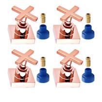 Acabamento Registro Cruzeta Rose Gold 3/4 Padrão Docol Acabamento Registro Cruzeta Rose Gold 3/4 Padrão Docol