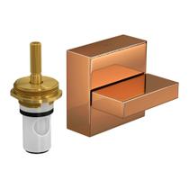 Acabamento Registro de Pressão 1/2" e 3/4" Dream Red Gold - 4916.GL87.PQ.RD Acabamento Registro de Pressão 1/2" e 3/4" Dream Red Gold - 4916.GL87.PQ.RD