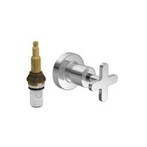 Acabamento Registro De Pressão 1/2 Volta Disco Cromado