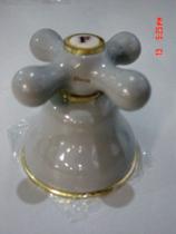 Acabamento Registro Deca Belle Epoque Cinza Com Dourado 1/2" 3/4" 1" - 4900E52PQDOCZ