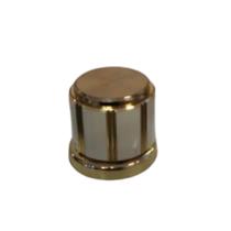 Acabamento Registro Deca MAXIM BEGE com dourado - 4900E75BEDO