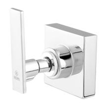 Acabamento Registro Deca Metal Base Quadrado 50mm Prateado Brilhante