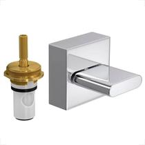 Acabamento registro deca polo 4916.c33.pq 1/2 e 3/4 pressao cromado