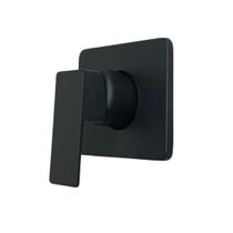 Acabamento Registro Mono Comando Quadrado Base DOCOL Preto