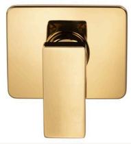 Acabamento registro monocomando chuveiro quadra gold