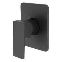 Acabamento Registro Monocomando Quadrado Padrão Docol Preto Fosco