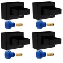 Acabamento Registro Padrão Docol Preto Fosco Pollo