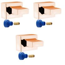 Acabamento Registro Padrão Docol Rose Gold Pollo