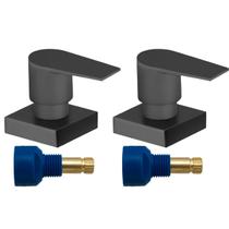 Acabamento Registro Padrão Fabrimar Preto Fosco Valencia