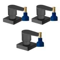 Acabamento Registro Padrão Fabrimar Preto Fosco Valencia