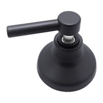 Acabamento Registro Pressão ou Gaveta Preto Fosco Black Padrão Deca Alavanca