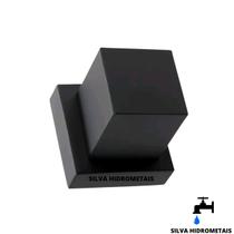 Acabamento Registro Pressão Quadrado ABS Preto Padrão Deca