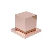 Acabamento Registro Quadrado 3/4 Padrão Deca Metal Rose Gold Acabamento Registro Quadrado 3/4 Padrão Deca Metal Rose Gold