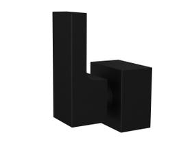 Acabamento Registro Quadrado Alavanca Padrão Deca Metal Preto