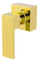 Acabamento Registro Quadrado Banheiro Docol Dourado