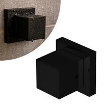 Acabamento Registro Quadrado Chuveiro Luxo ABS Preto Padrão Deca 1/2 e 3/4