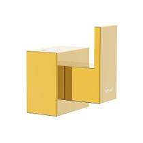 Acabamento Registro Quadrado Cubo Base Docol Dourado Gold