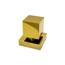 Acabamento Registro Quadrado Dourado Brilhante Padrão Deca Acabamento Registro Quadrado Dourado Brilhante Padrão Deca