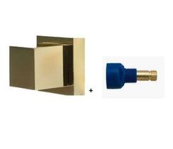 Acabamento Registro Quadrado Dourado Brilho + A/d Fabrimar Acabamento Registro Quadrado Dourado Brilho + A/d Fabrimar