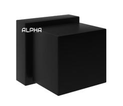 Acabamento Registro Quadrado Luxo Metal Preto Padrão Deca Acabamento Registro Quadrado Luxo Metal Preto Padrão Deca