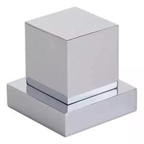 Acabamento Registro Quadrado Metal Área Gourmet Cromado Padrão Deca Kit 6 Und - Um Novo Conceito. Acabamento Registro Quadrado Metal Área Gourmet Cromado Padrão Deca Kit 6 Und - Um Novo Conceito.