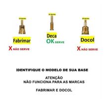 Acabamento Registro Quadrado Padrão Deca Preto Fosco