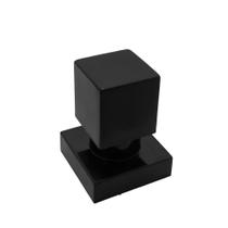 Acabamento Registro Quadrado Preto Black Pressão E Gaveta Padrão Deca Abs 1/2 3/4