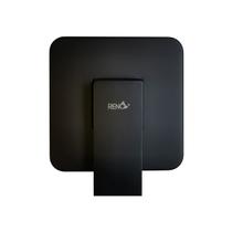 Acabamento Registro Quadrado Preto Fosco para Chuveiro RAQ 02 Acabamento Registro Quadrado Preto Fosco para Chuveiro RAQ 02