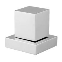 Acabamento Registro Raro Cubo 1,1.2 Polegadas Cromado