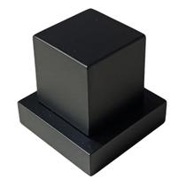 Acabamento Registro Volante Quadrado P/ Docol Metal Preto