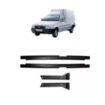 Acabamento Soleira Proteção Carpete Para Portas Dianteira + Acabamento da Coluna / Fiat Fiorino Até 2010